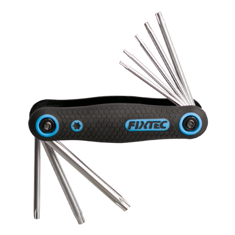 Jeu de 8 clés Torx pliantes