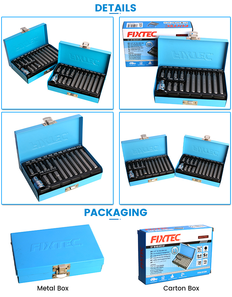 jeu de douilles hexagonales