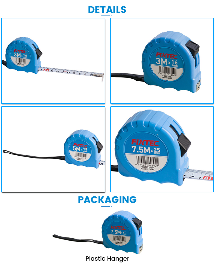 Ruban &agrave; mesurer m&eacute;trique en acier 