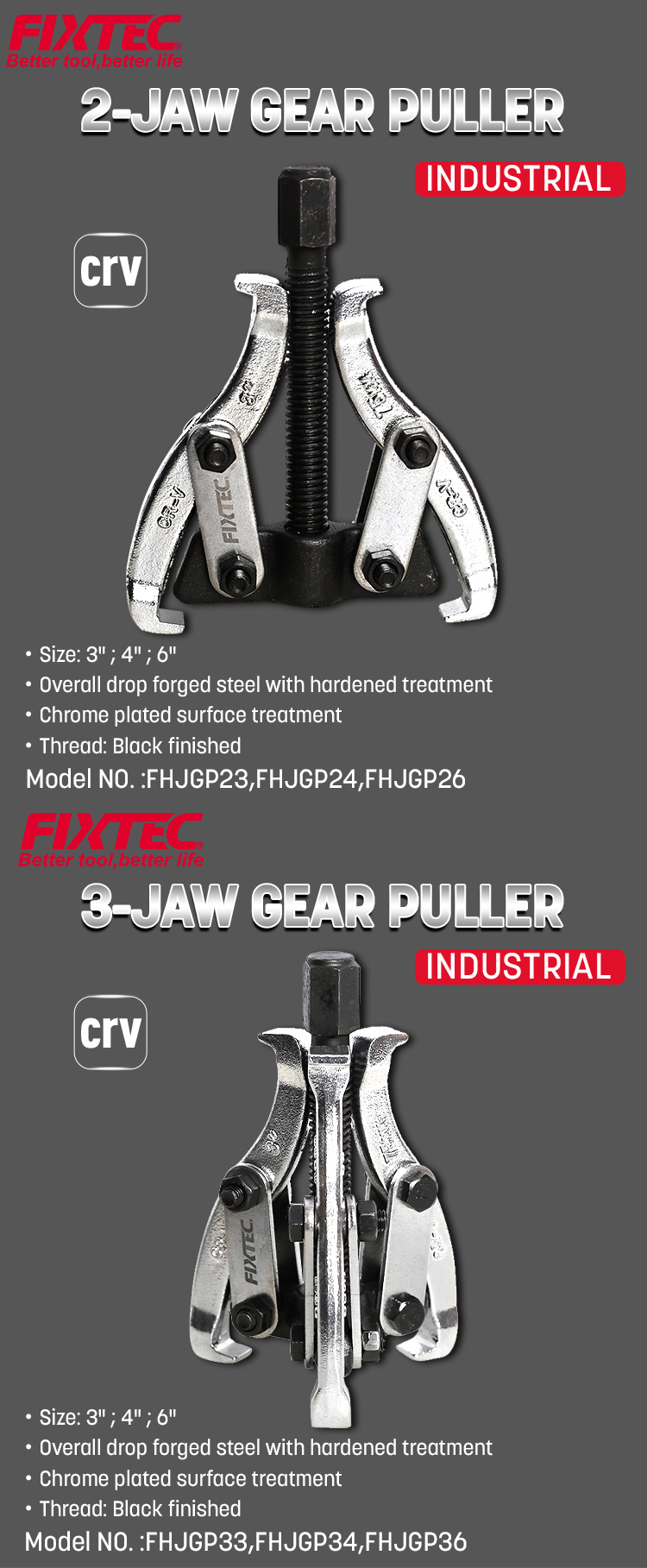 Extracteur d'engrenage &agrave; 2 m&acirc;choires