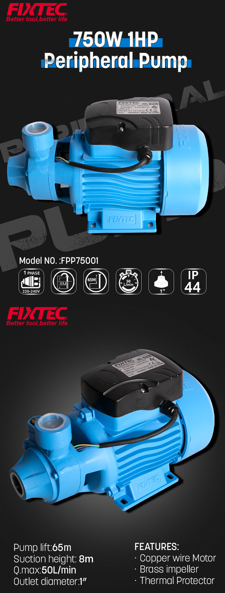 pompe &agrave; eau p&eacute;riph&eacute;rique