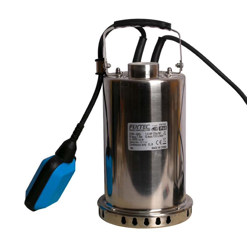 Pompe submersible pour eaux usées 370W 0,5HP 