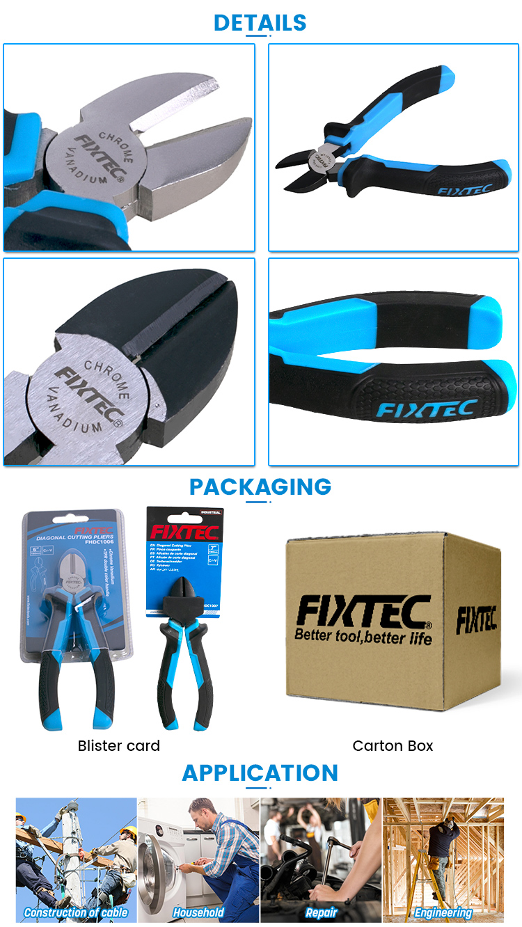 pince coupante &agrave; fil diagonal