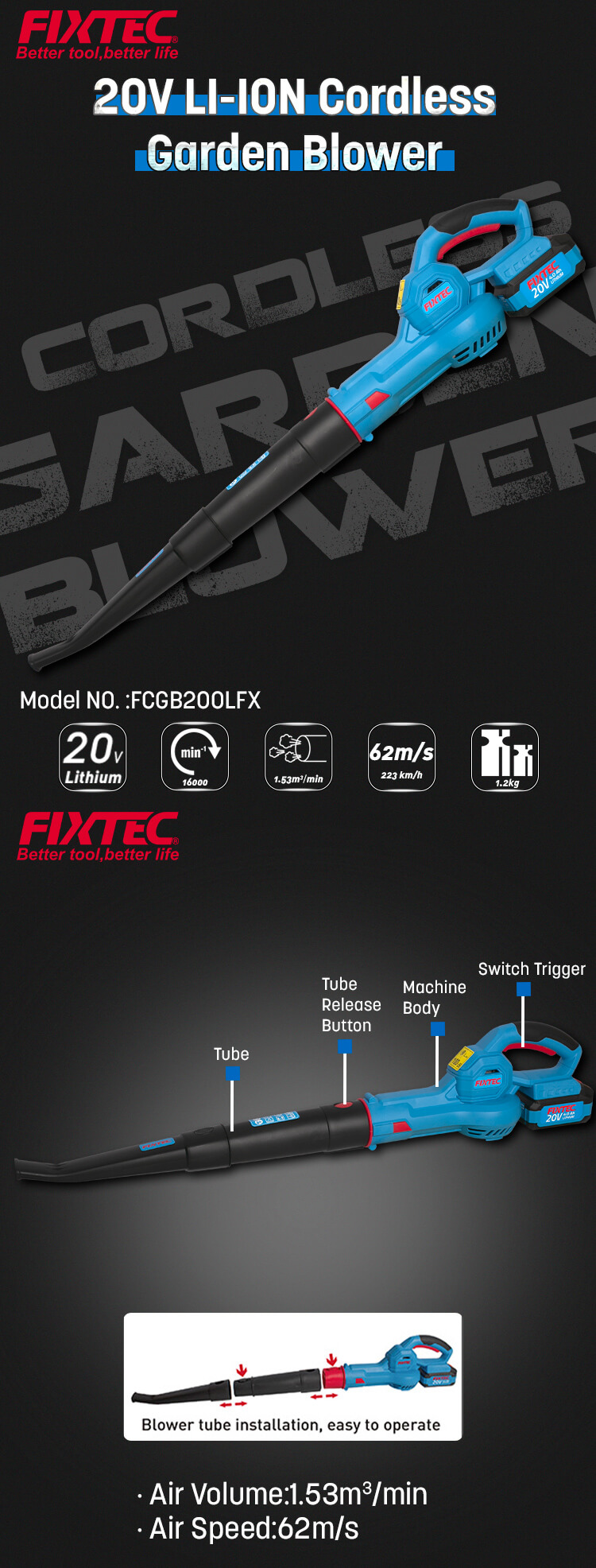 souffleur de jardin sans fil