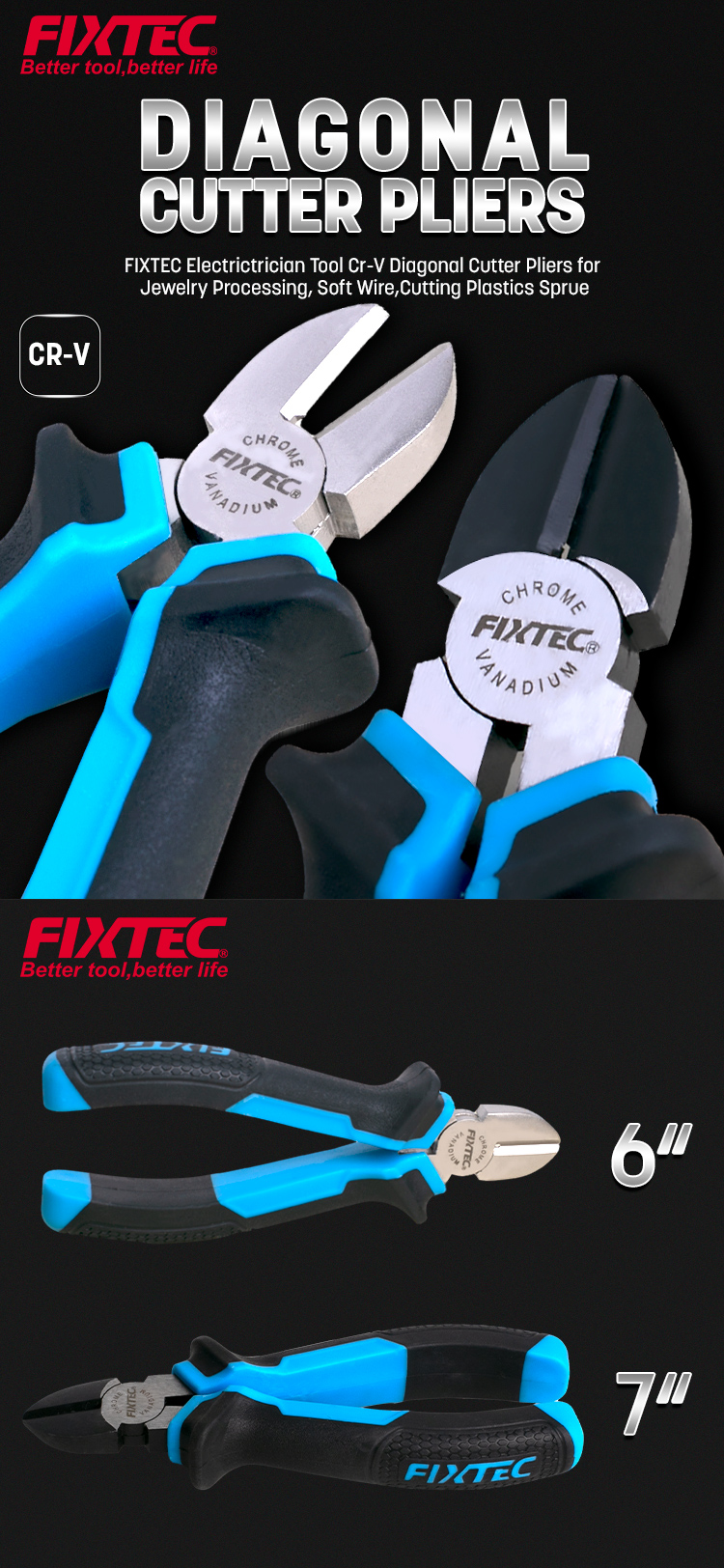 pince coupante diagonale