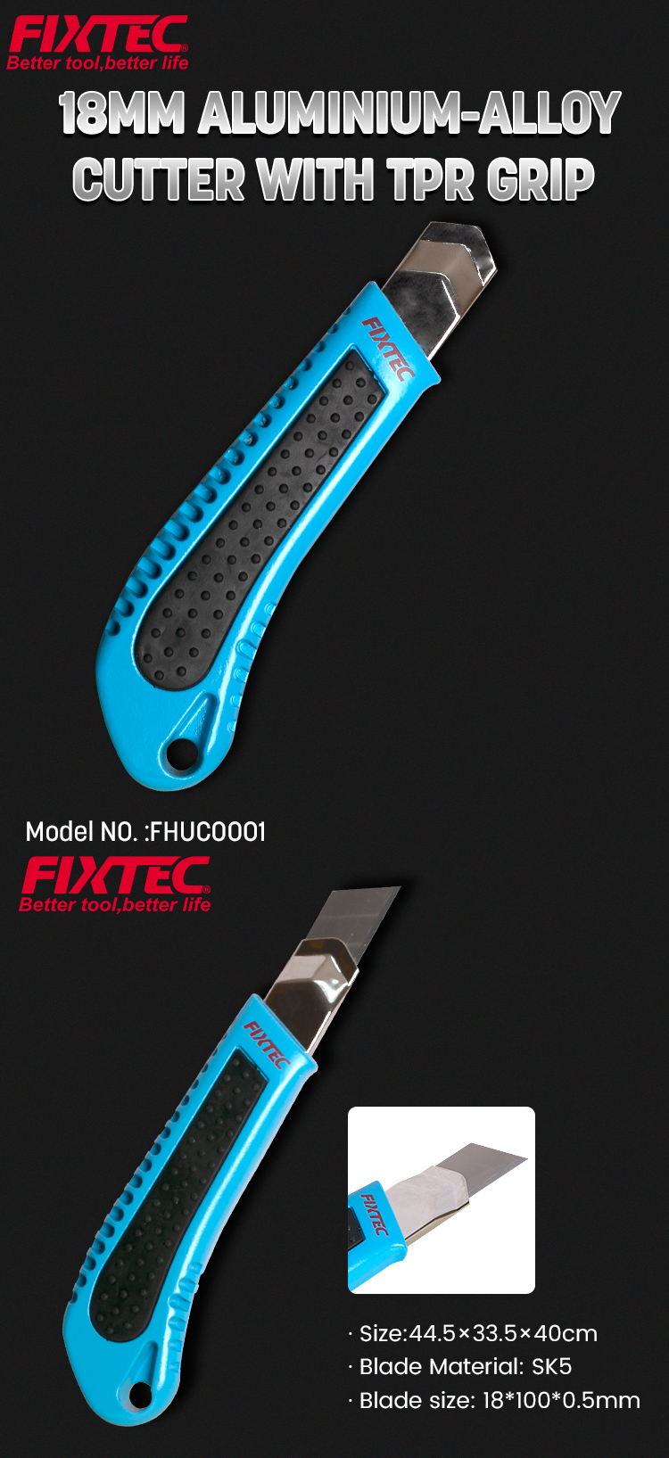 couteau utilitaire r&eacute;tractable