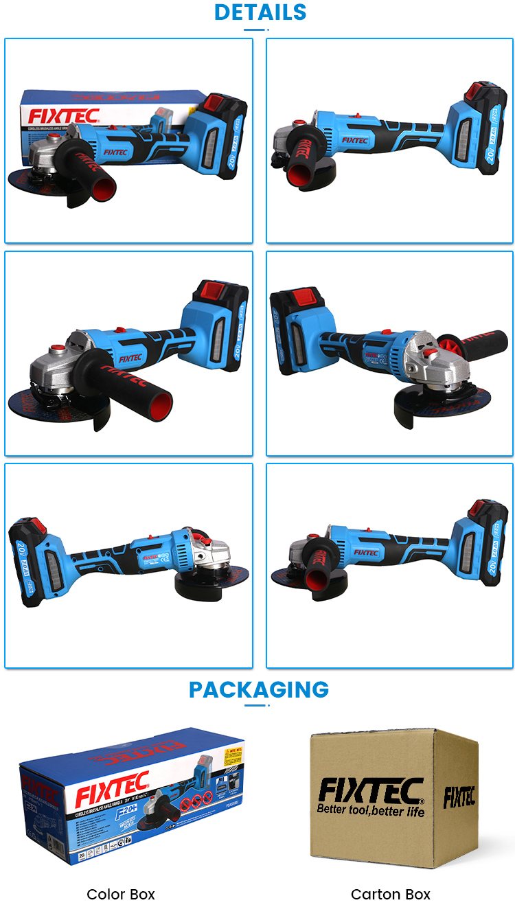 Meuleuse d'angle sans fil 100 mm