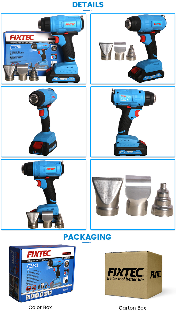 pistolet thermique &agrave; batterie 