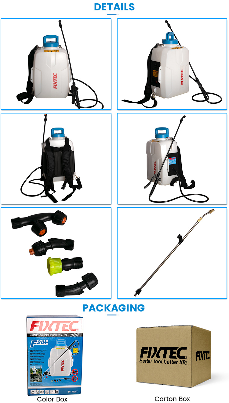 pulv&eacute;risateur &agrave; dos &agrave; batterie