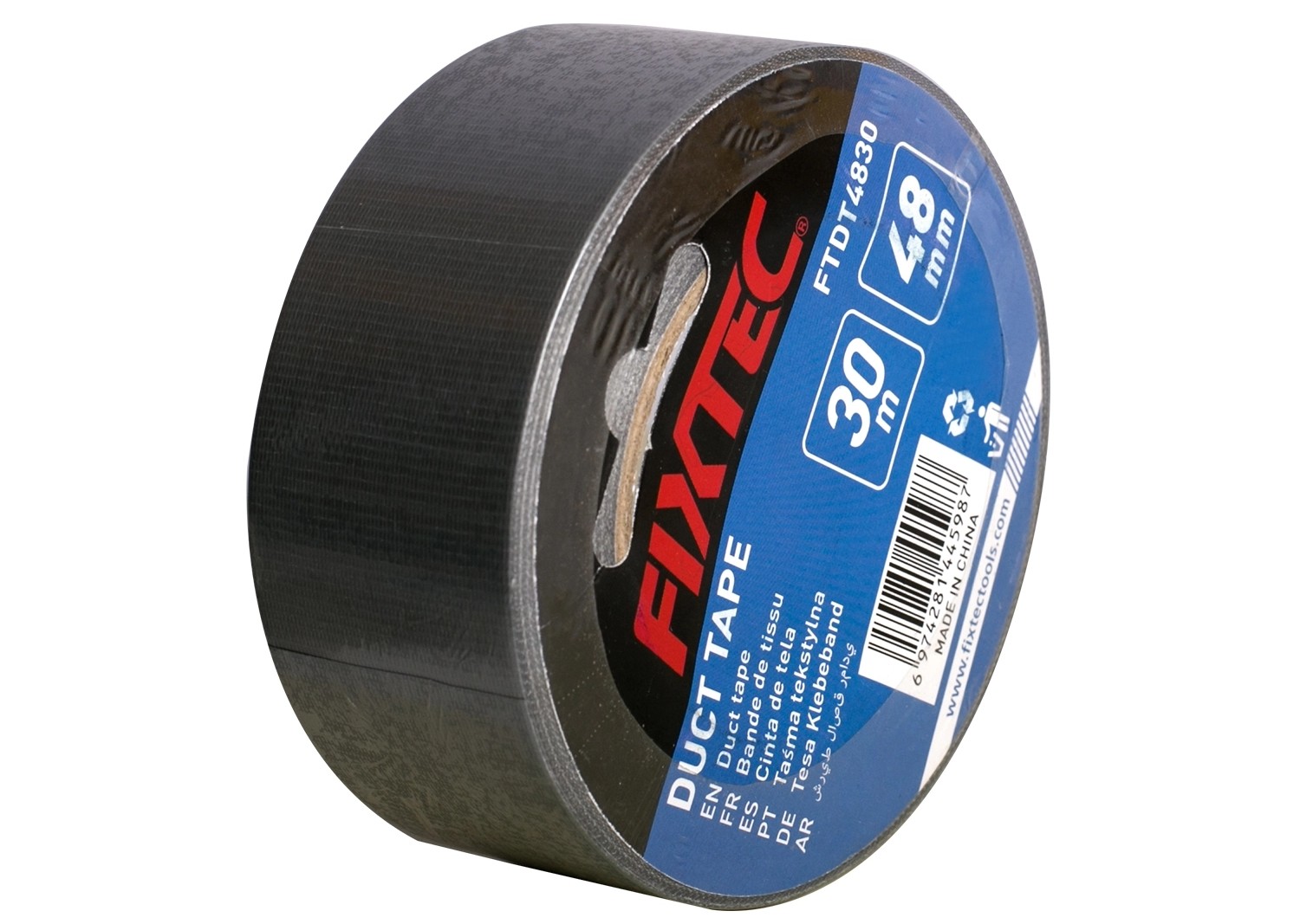 ruban adh&eacute;sif noir en tissu