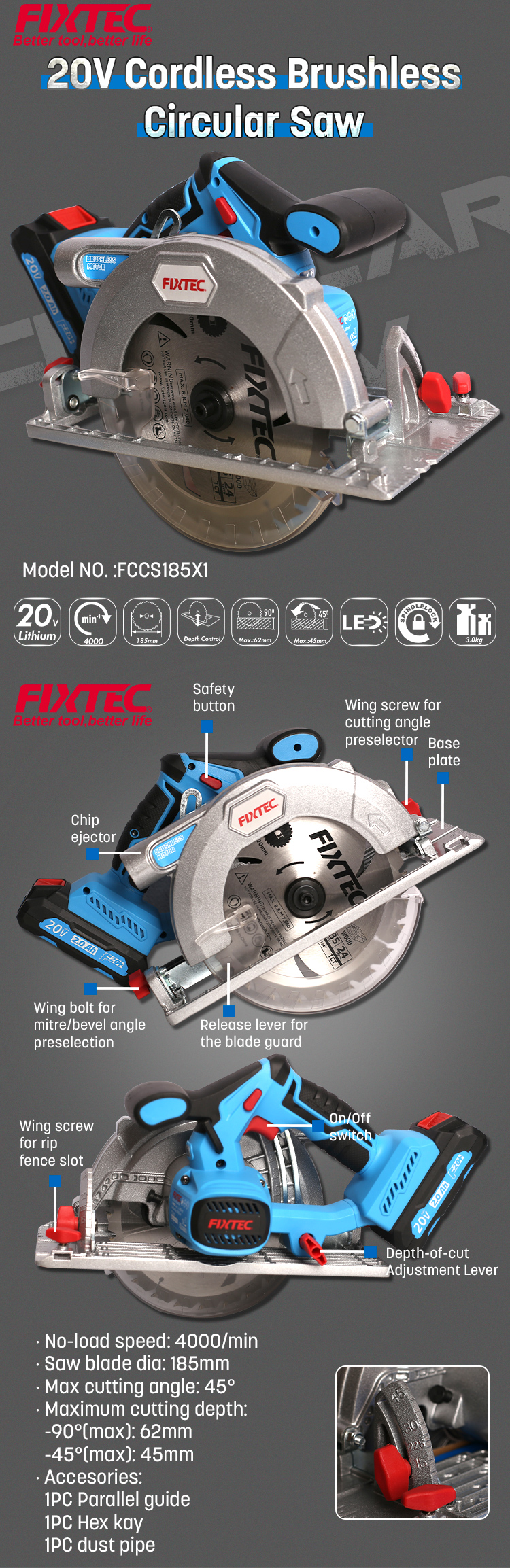 scie circulaire sans fil 