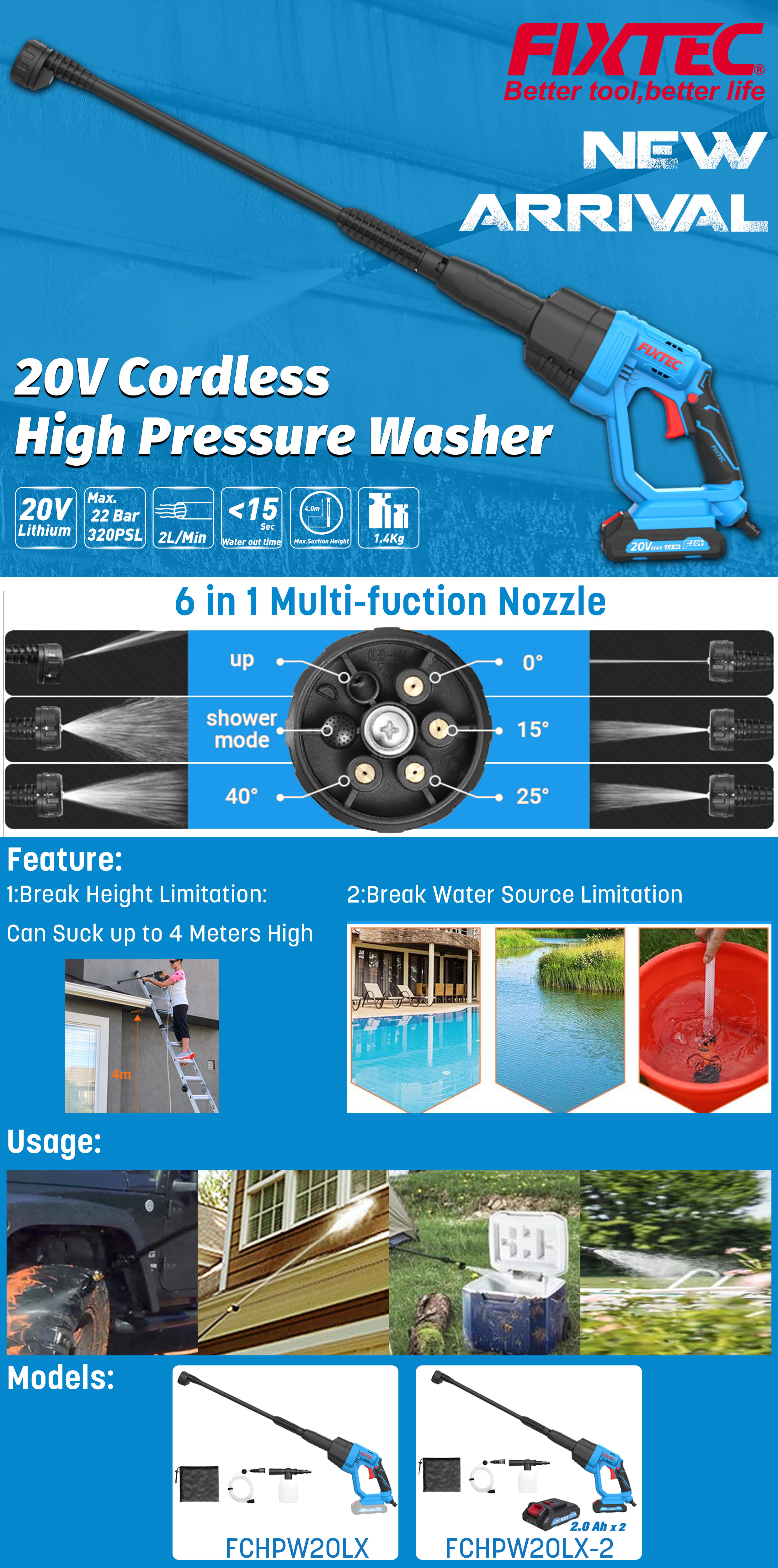 nettoyeur haute pression sans fil