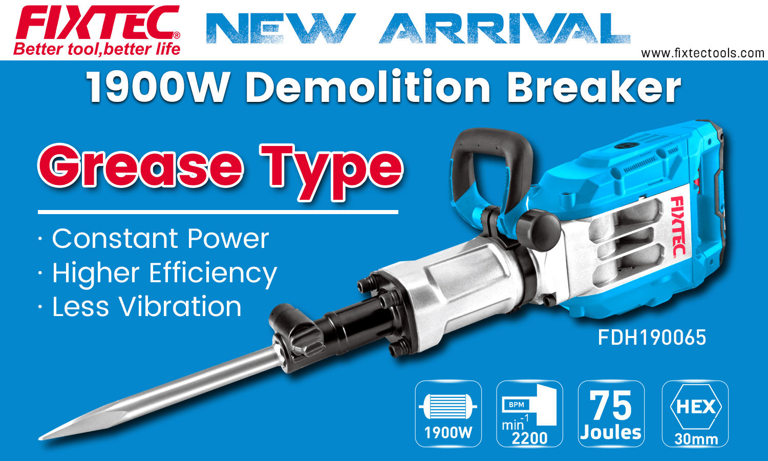 Disjoncteur de d&eacute;molition 1900W