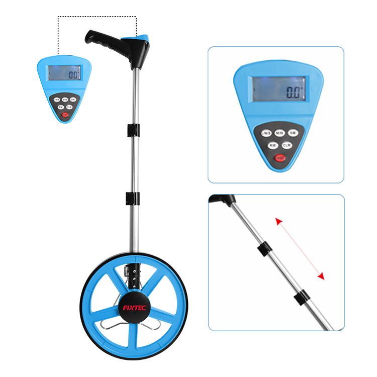 Roue de mesure avec affichage numérique