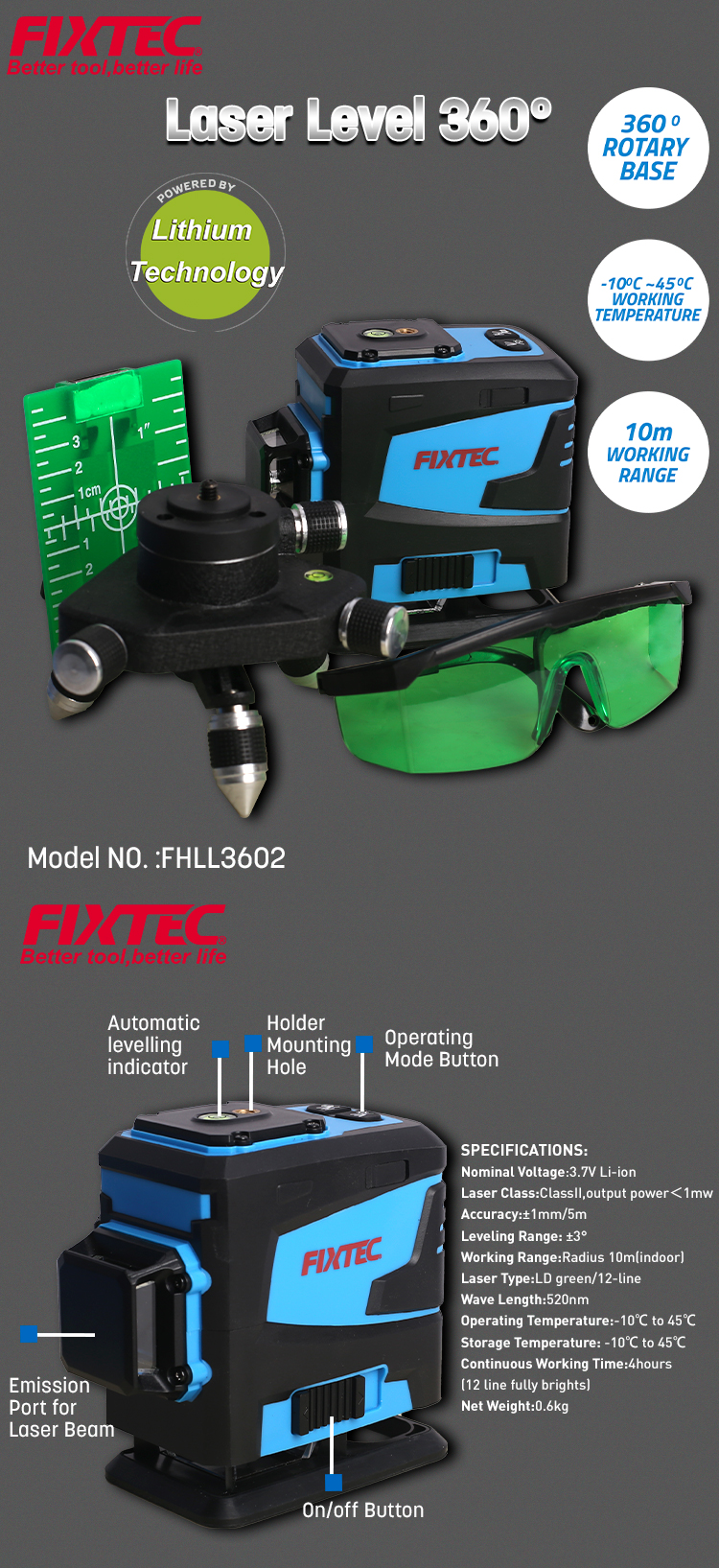 Niveau Laser 360&deg;