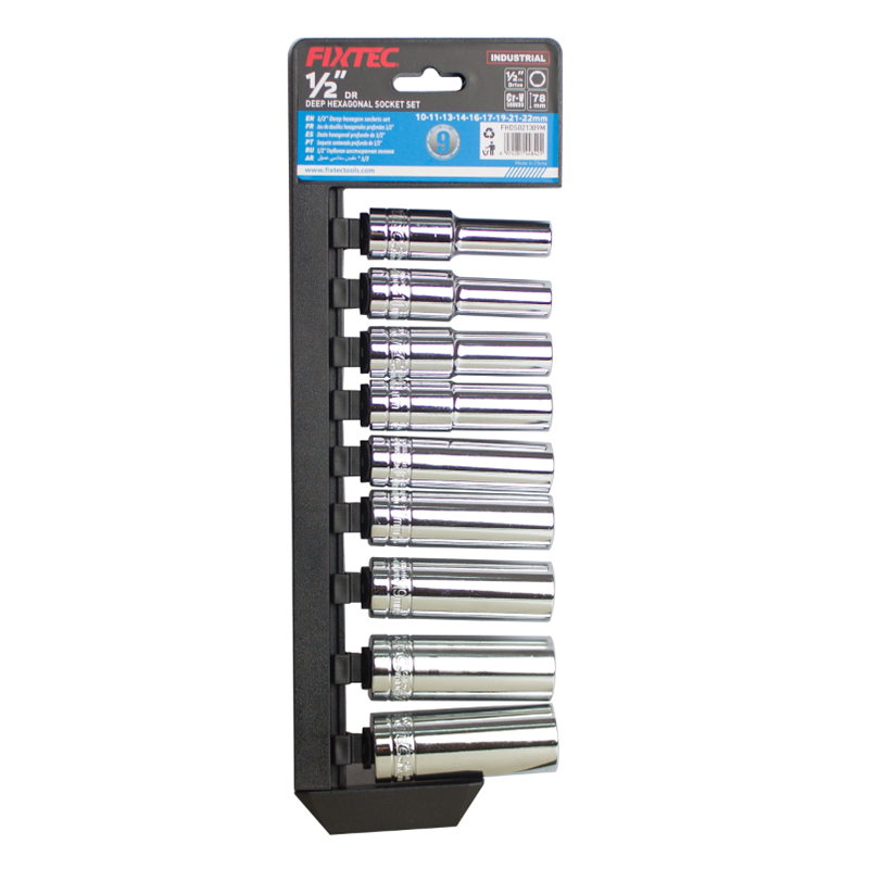 Jeu de douilles 1/2 profondes