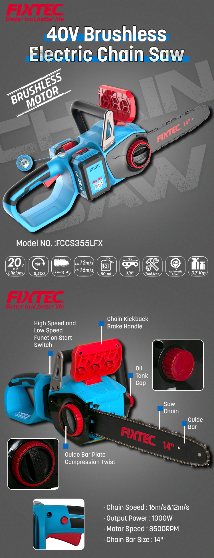 mini tron&ccedil;onneuse sans fil