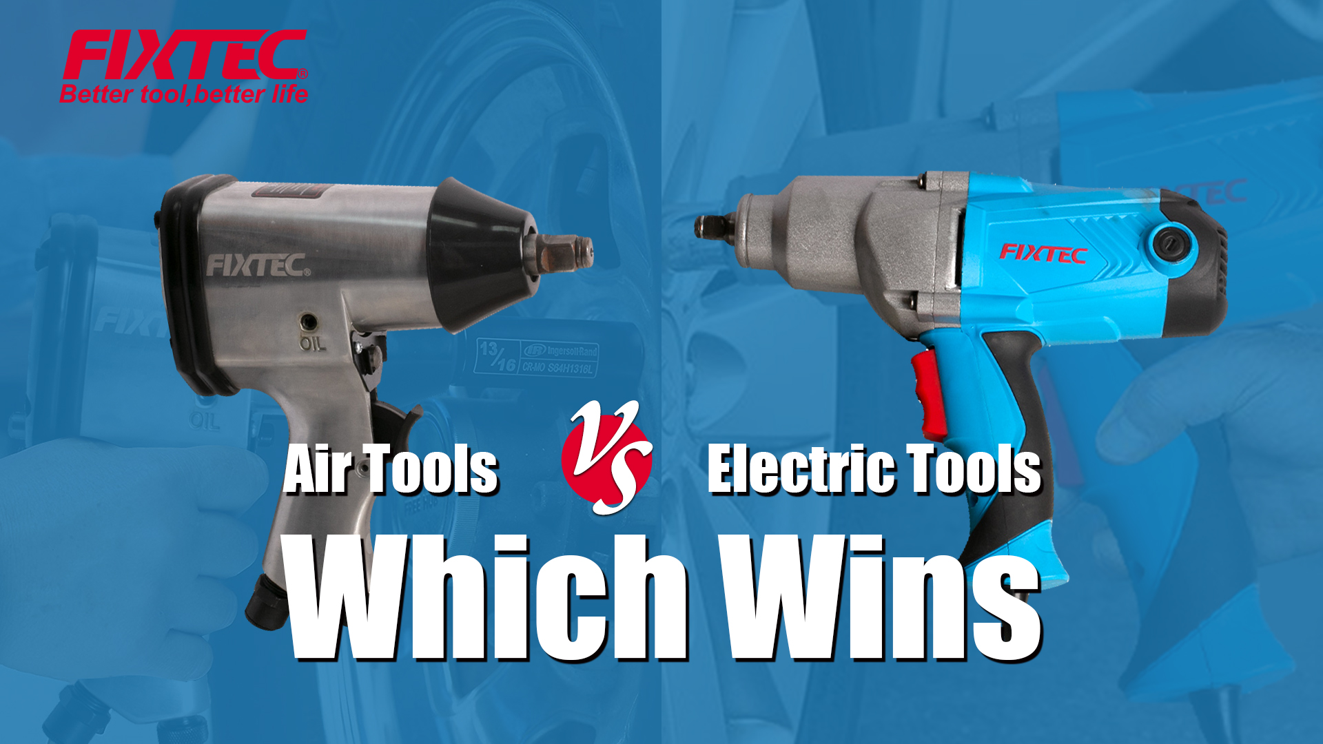 Outils pneumatiques ou outils électriques : lequel gagne ?