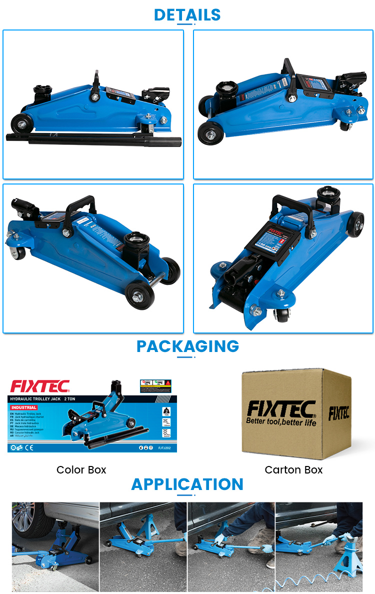chariot &agrave; cric hydraulique