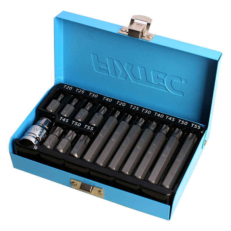 Jeu de 15 embouts Dr. Torx 1/2'