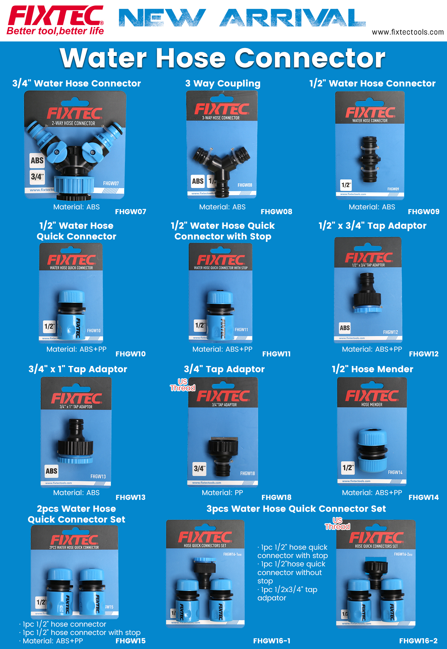 Connecteur de tuyau d'eau