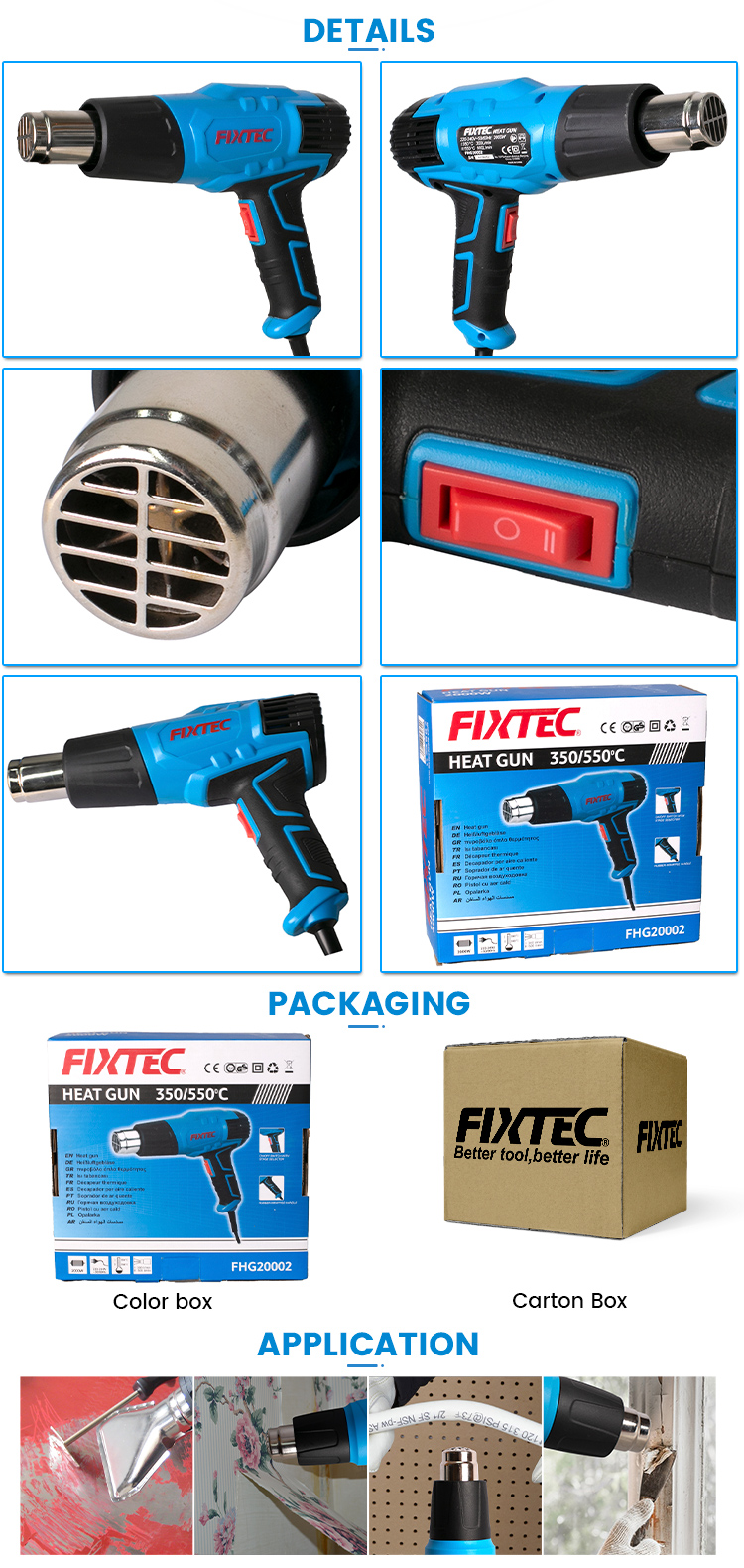 pistolet chauffant &eacute;lectrique