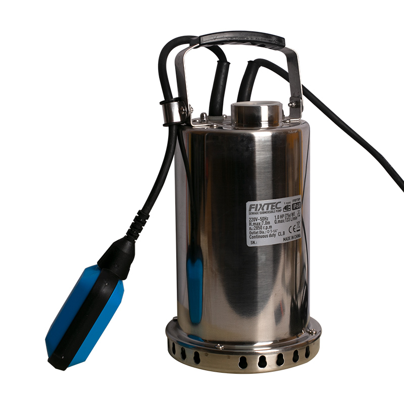Pompe submersible pour eaux usées 370W 0,5HP 