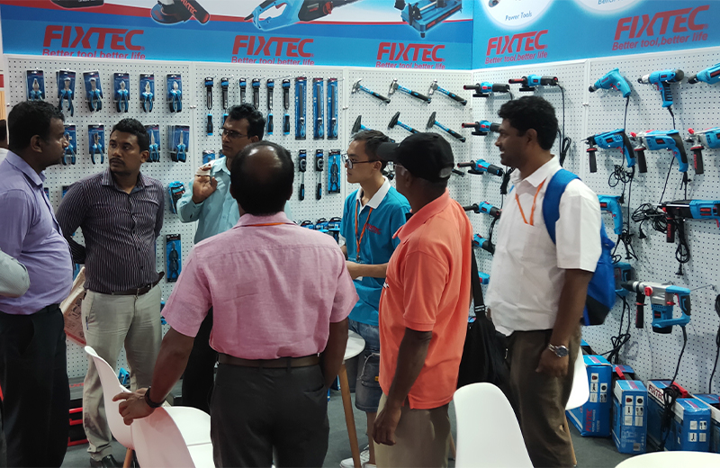 Au Construction Expo 2019, le stand FIXTEC est extrêmement occupé