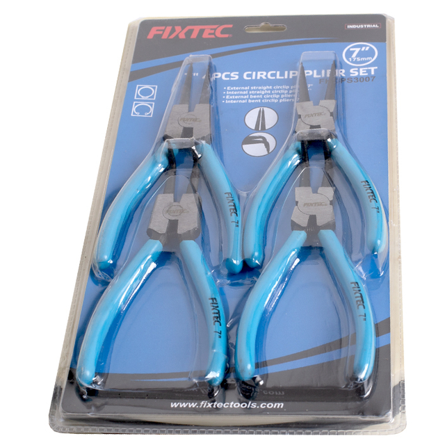 SET DE 4 PINCES CIRCLIPS 180MM/7 FIXTEC