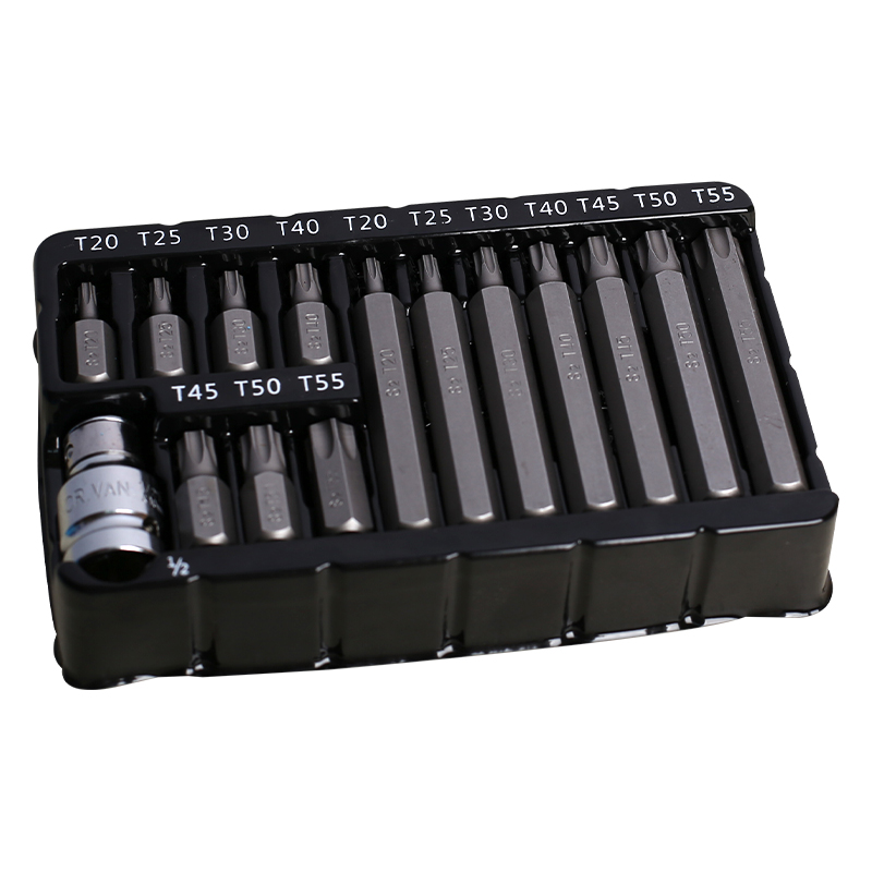 Jeu de 15 embouts Dr. Torx 1/2'